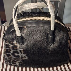 Vintage Henri Bendel ( Faux Fur Handbag )